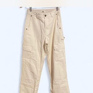 Roxy Women's Cream Wide Leg Pants